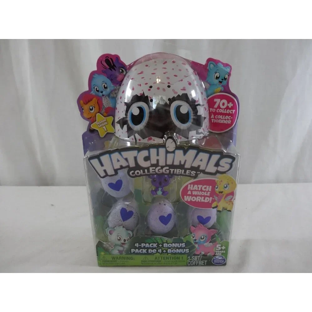 The New‎ Hatchimals Colleggtibles Mini 4 Pack Bonus Hatchimal Season 1